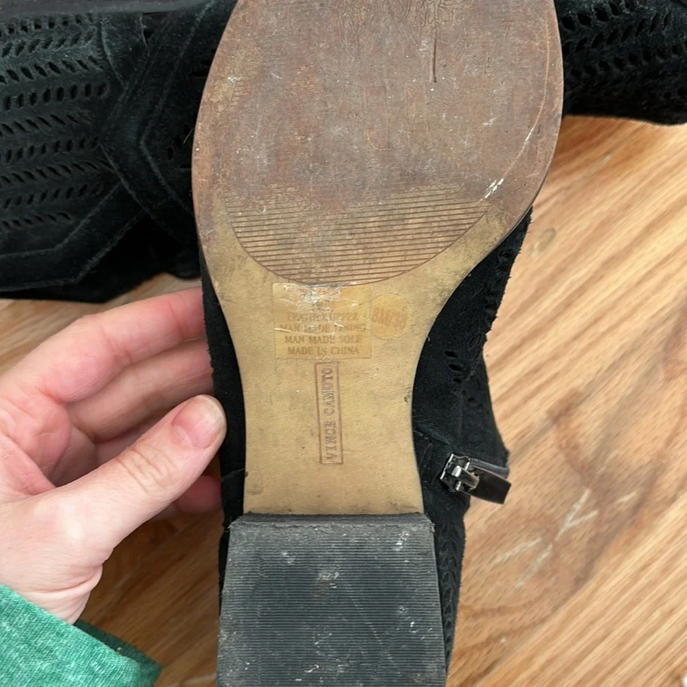 Vince Camuto Black Booties - Picture 5 of 8